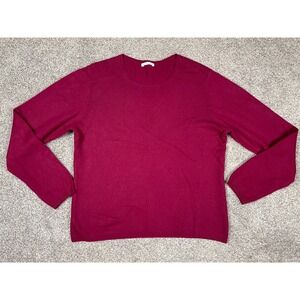 Charter Club Sweater Womens Medium 2-Ply Cashmere Holiday Event Quality Luxury